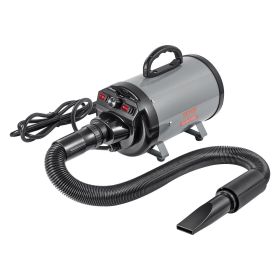 VEVOR Dog Dryer, 2000W/2.7HP Dog Blow Dryer, Pet Grooming Dryer with Adjustable Speed and Temperature Control