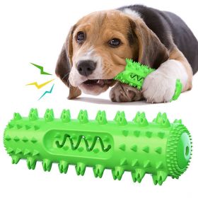 Toothbrush - Dog Chew Stick -Natural Rubber - Molar Tooth Cleaning Brushing Stick (Color: Green)