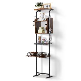 VEVOR Pet Feeding Station with Storage, Elevated Dog Bowls, Raised Dog Bowl Stand, Dog Food Storage and Feeder Station with Storage Shelves (Default: Default)